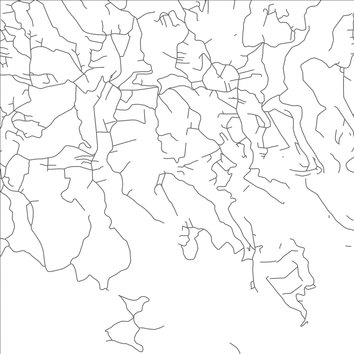 ROAD MAP OF CALIVIGNY, GRENADA BY MAPBAKES