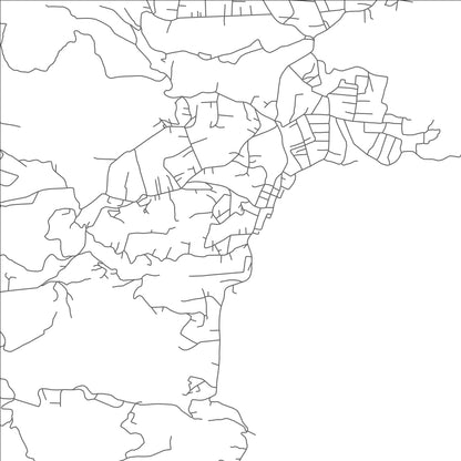 ROAD MAP OF GRENVILLE, GRENADA BY MAPBAKES
