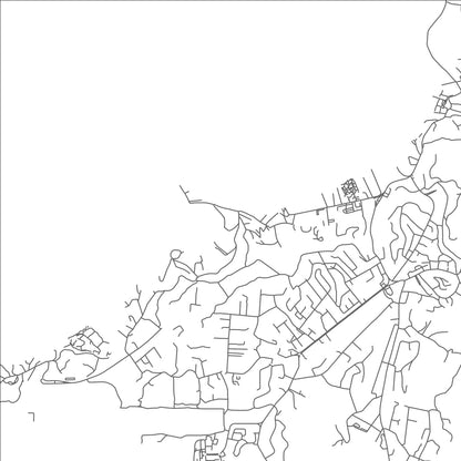 ROAD MAP OF GWA KAY, GRENADA BY MAPBAKES