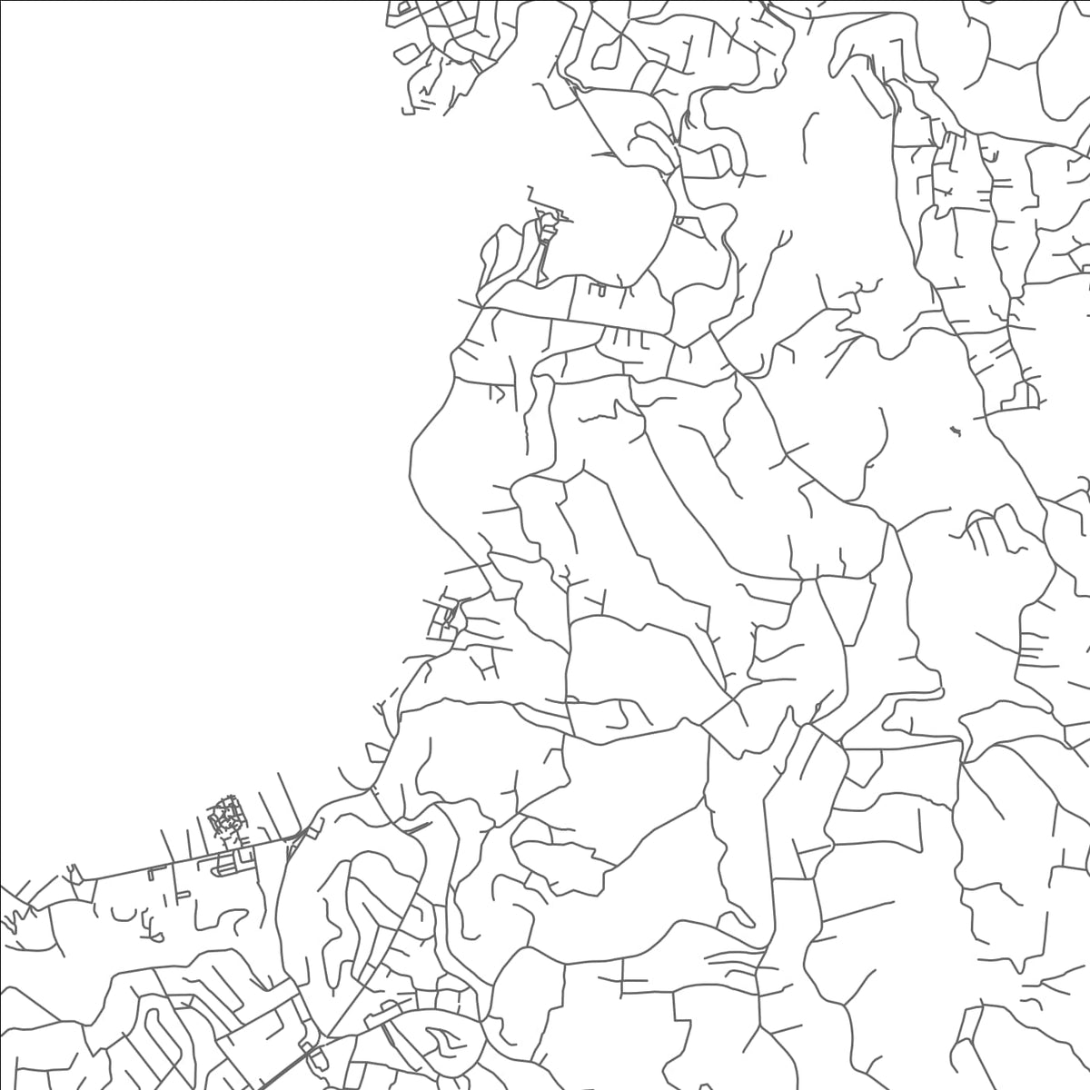 ROAD MAP OF KA-FE BEAU, GRENADA BY MAPBAKES