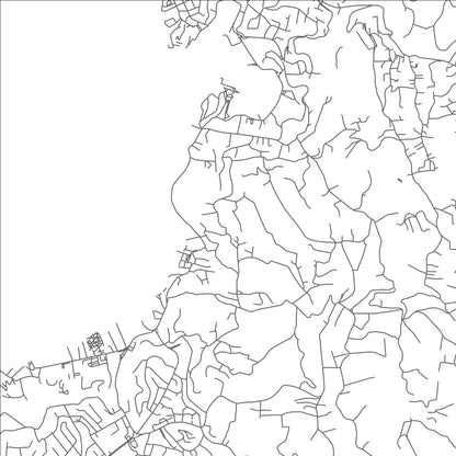 ROAD MAP OF KA-FE BEAU, GRENADA BY MAPBAKES