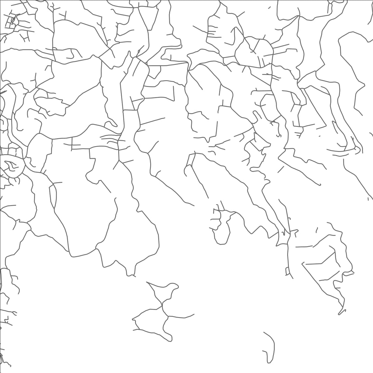 ROAD MAP OF LOWER WOBURN, GRENADA BY MAPBAKES