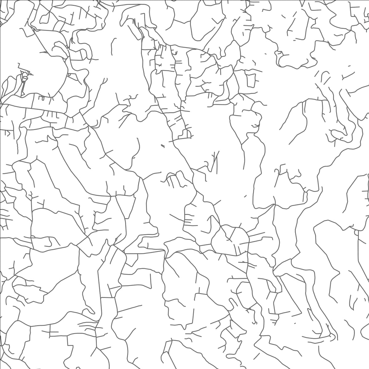 ROAD MAP OF MORNE JALOUX RIDGE, GRENADA BY MAPBAKES