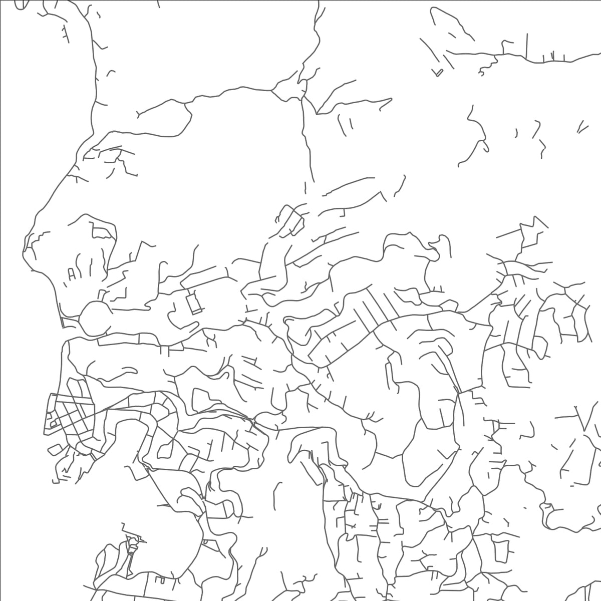 ROAD MAP OF MOUNT GAY, GRENADA BY MAPBAKES
