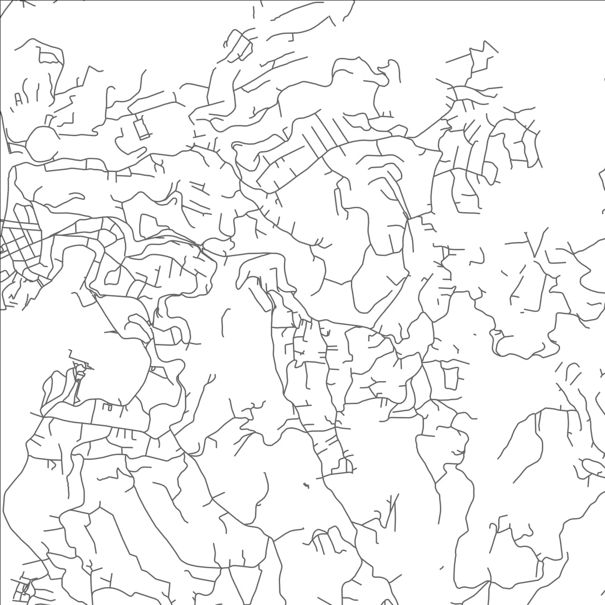 ROAD MAP OF PARADE, GRENADA BY MAPBAKES