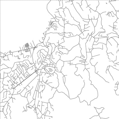 ROAD MAP OF PETIT BOUC, GRENADA BY MAPBAKES