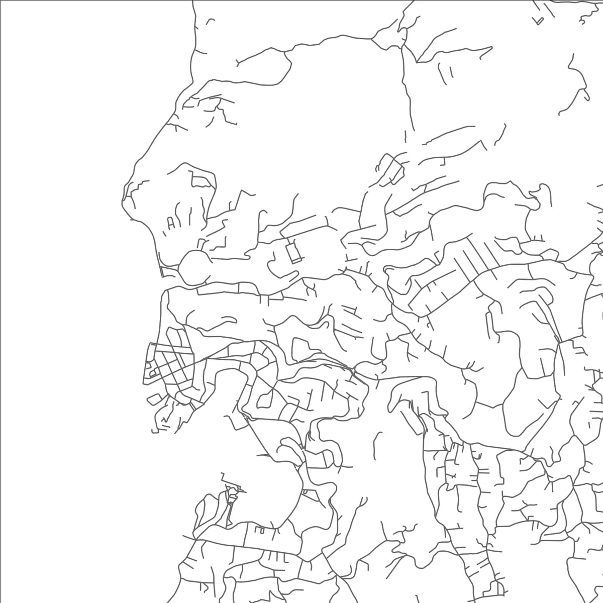 ROAD MAP OF SANS SOUCI, GRENADA BY MAPBAKES