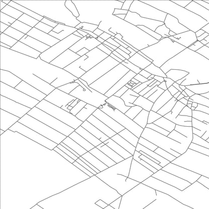 ROAD MAP OF ALBERTIRSA, HUNGARY BY MAPBAKES