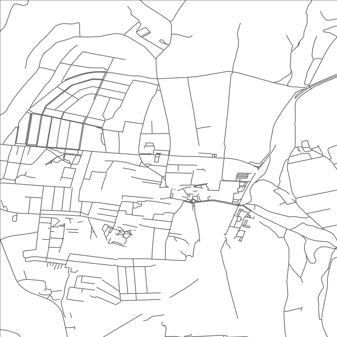 ROAD MAP OF BONYHAD, HUNGARY BY MAPBAKES