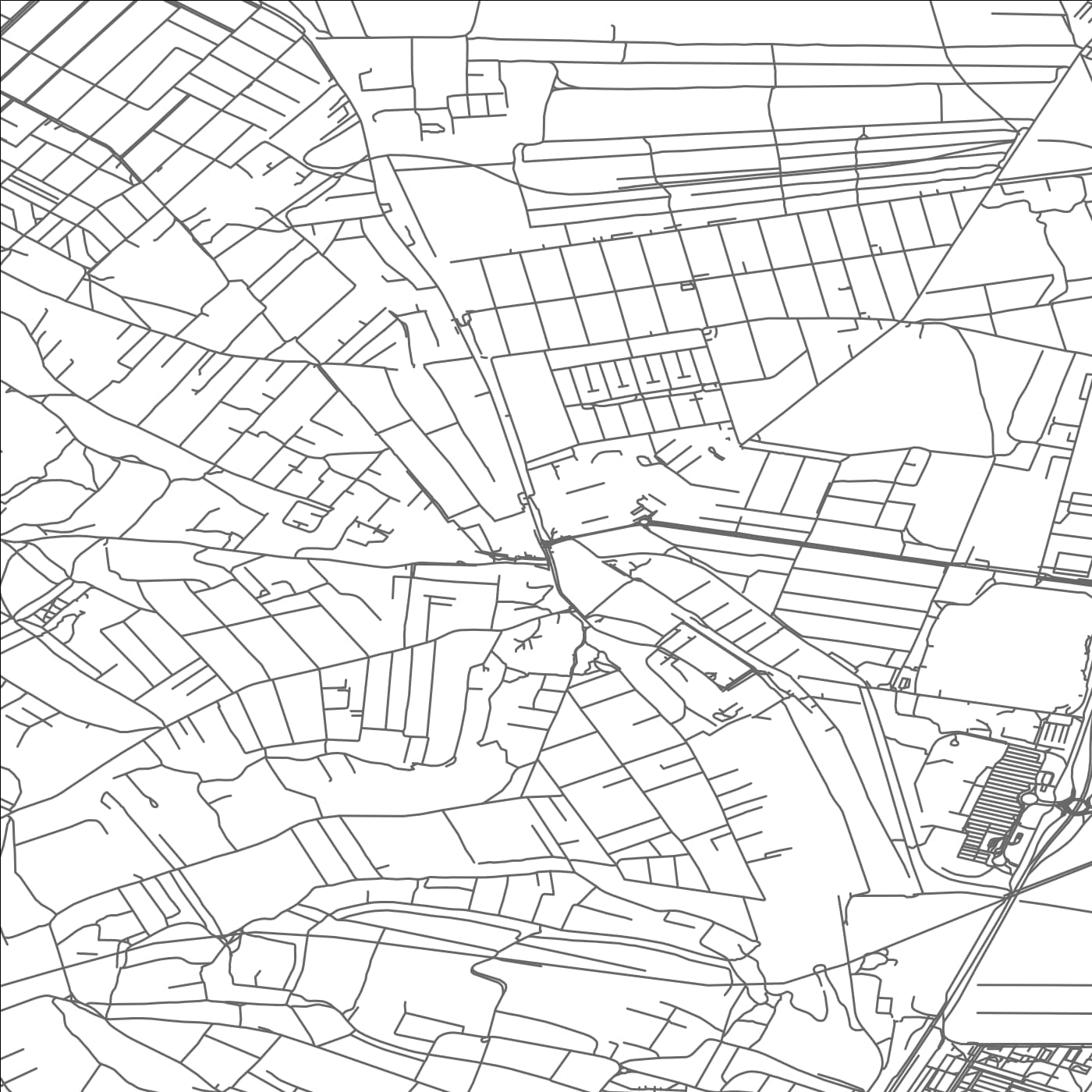 ROAD MAP OF BUDAKALASZ, HUNGARY BY MAPBAKES