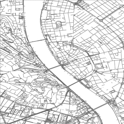 ROAD MAP OF BUDAPEST, HUNGARY BY MAPBAKES