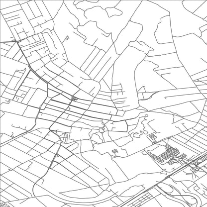 ROAD MAP OF CSOMOR, HUNGARY BY MAPBAKES