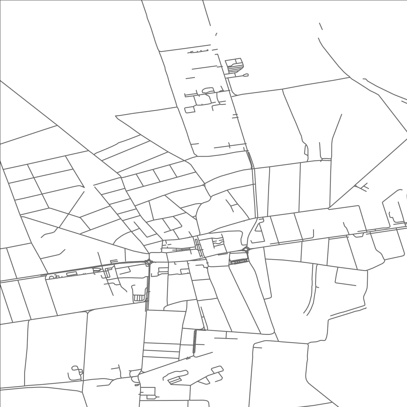 ROAD MAP OF CSORNA, HUNGARY BY MAPBAKES