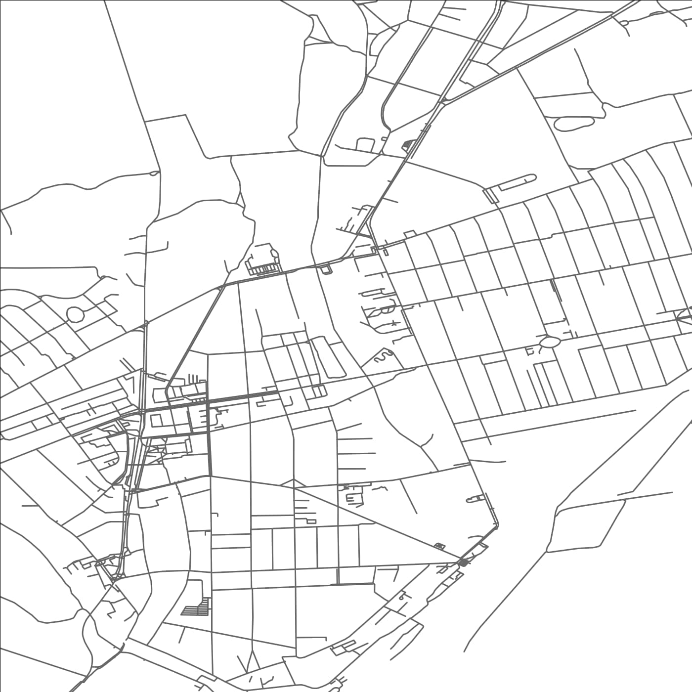 ROAD MAP OF DOMBOVAR, HUNGARY BY MAPBAKES