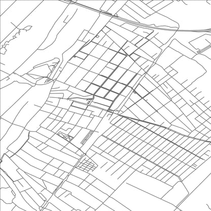 ROAD MAP OF DUNAHARASZTI, HUNGARY BY MAPBAKES