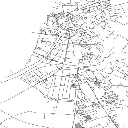 ROAD MAP OF ESZTERGOM, HUNGARY BY MAPBAKES