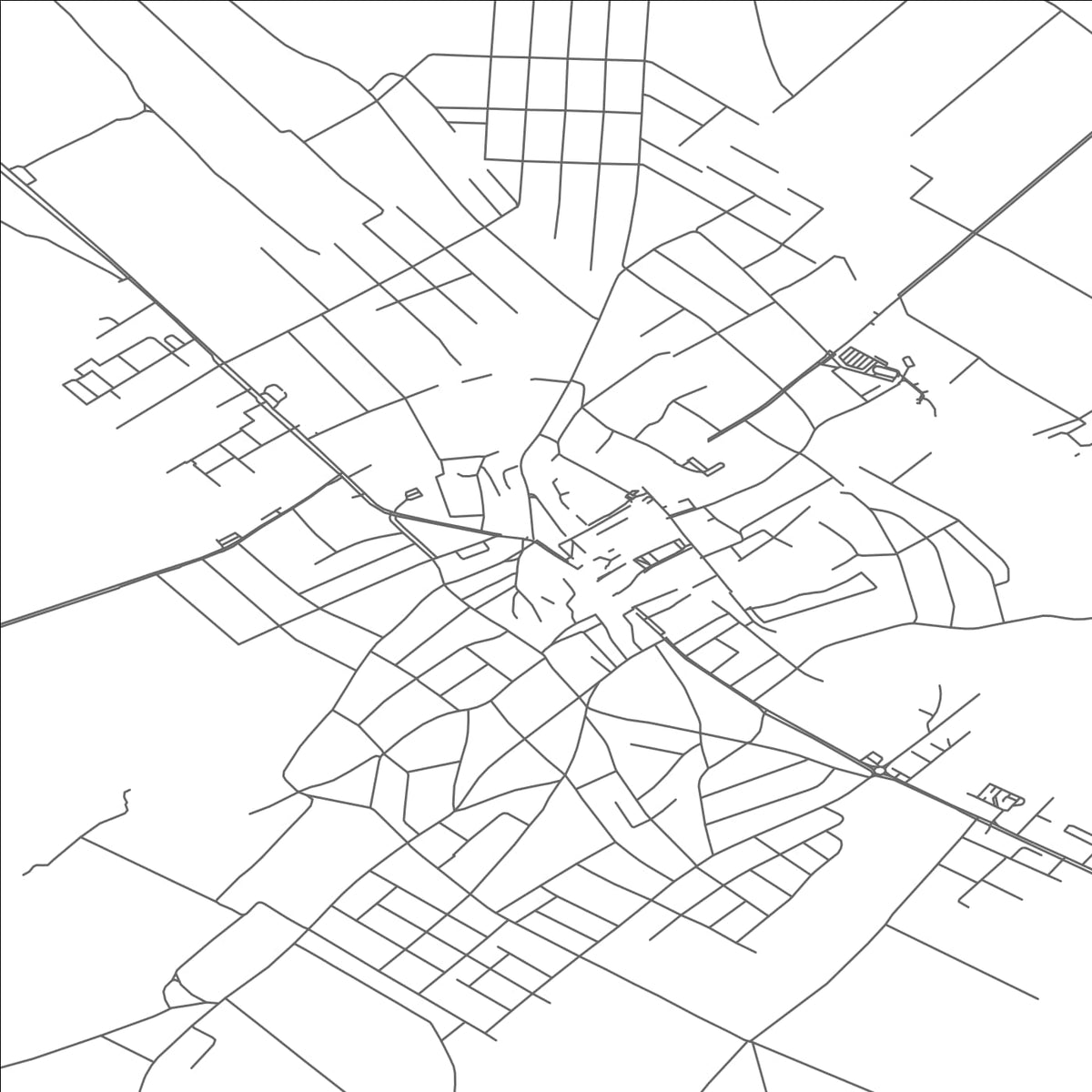 ROAD MAP OF KISKOROS, HUNGARY BY MAPBAKES