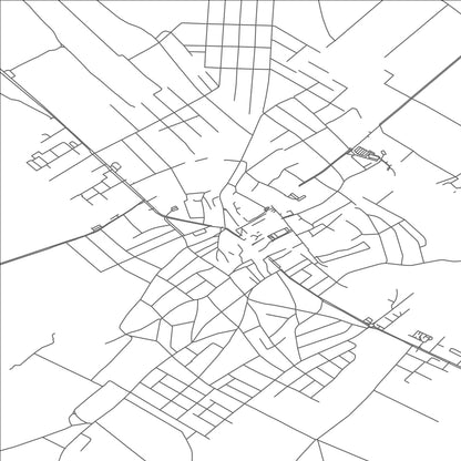 ROAD MAP OF KISKOROS, HUNGARY BY MAPBAKES