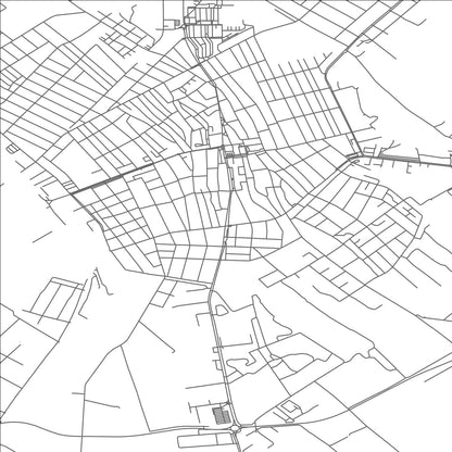 ROAD MAP OF KISKUNFELEGYHAZA, HUNGARY BY MAPBAKES