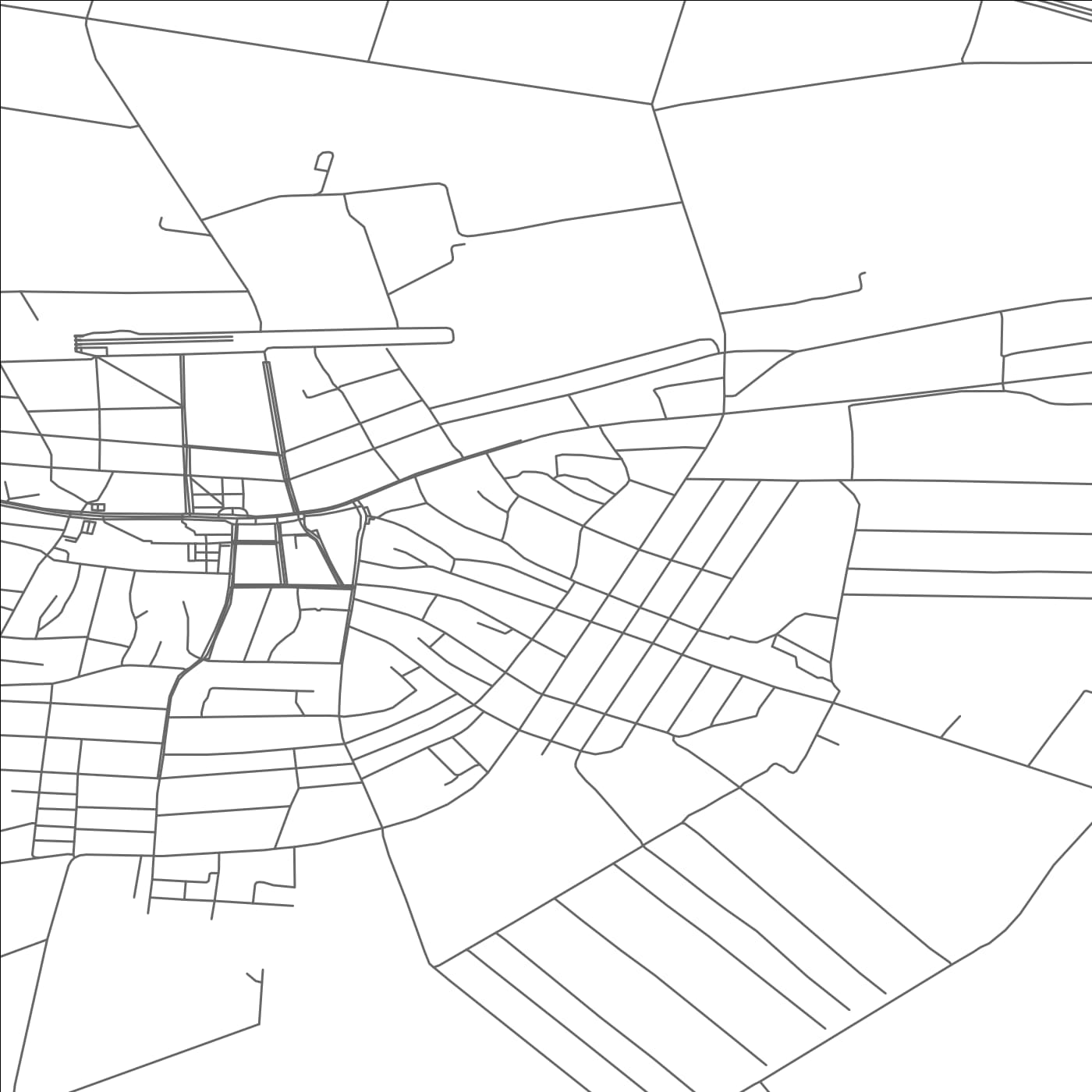 ROAD MAP OF KISUJSZALLAS, HUNGARY BY MAPBAKES