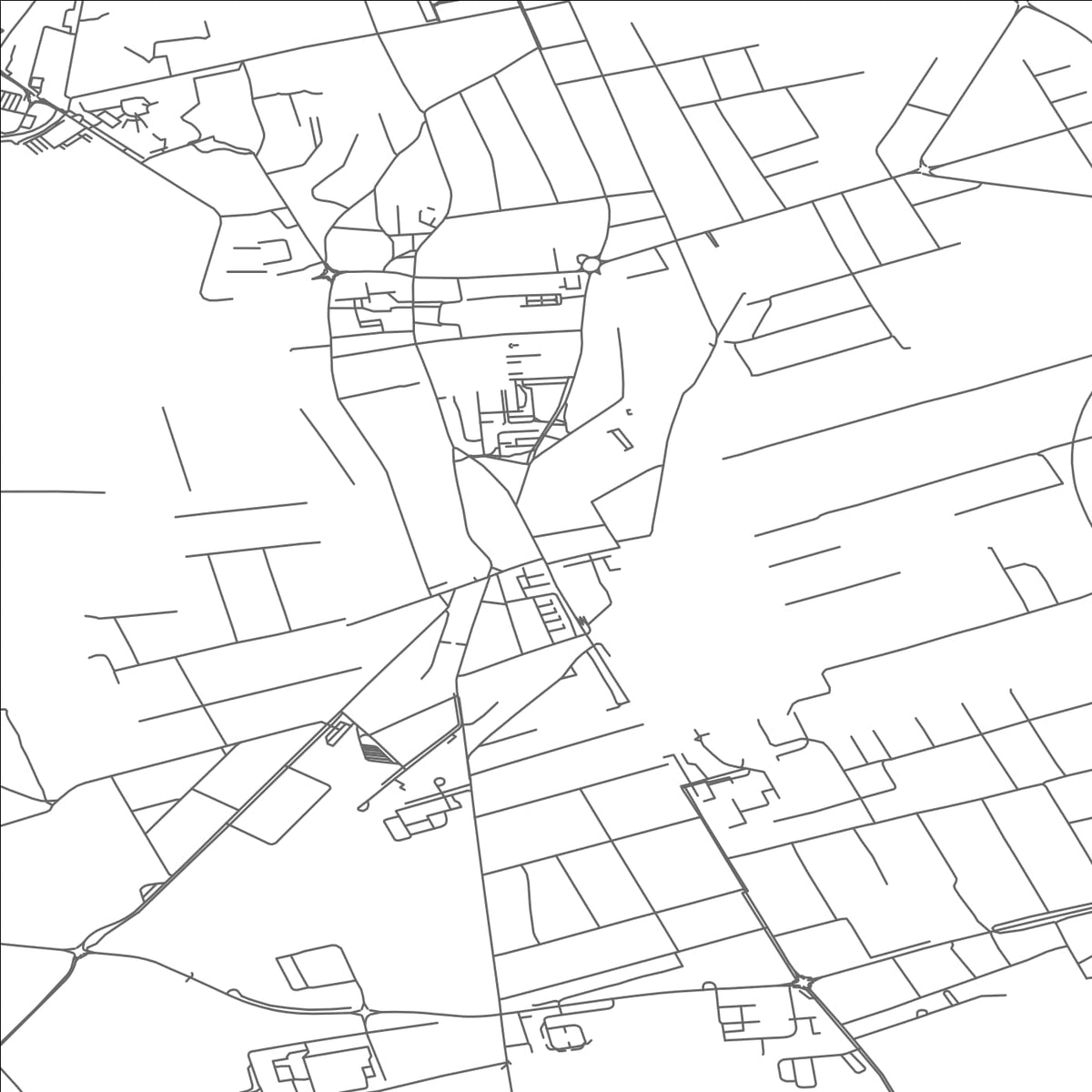 ROAD MAP OF KISVARDA, HUNGARY BY MAPBAKES