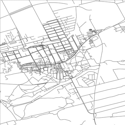 ROAD MAP OF KORMEND, HUNGARY BY MAPBAKES