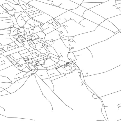 ROAD MAP OF KOSZEG, HUNGARY BY MAPBAKES