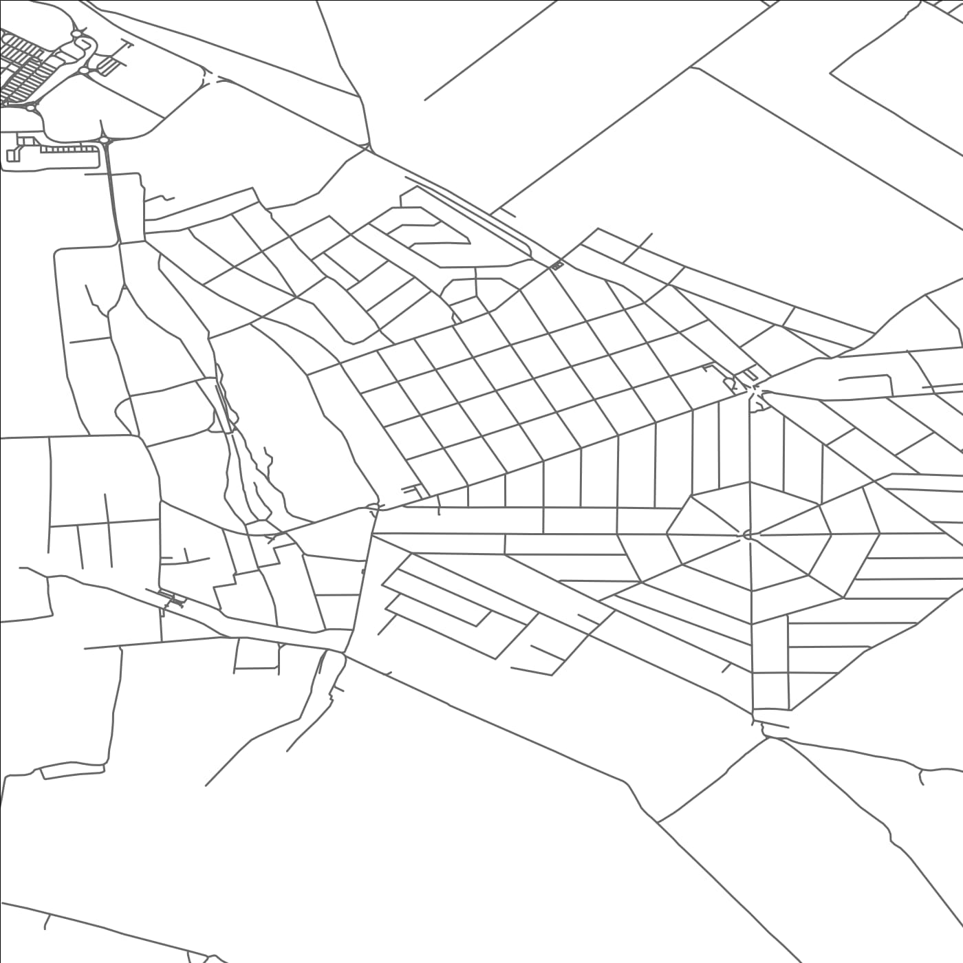 ROAD MAP OF MAGLOD, HUNGARY BY MAPBAKES