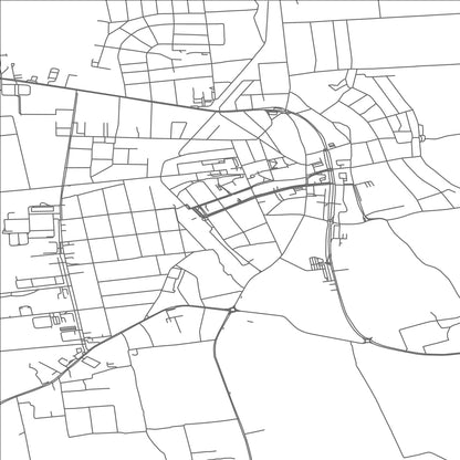 ROAD MAP OF MATESZALKA, HUNGARY BY MAPBAKES