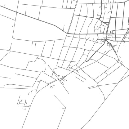 ROAD MAP OF MEZOBERENY, HUNGARY BY MAPBAKES