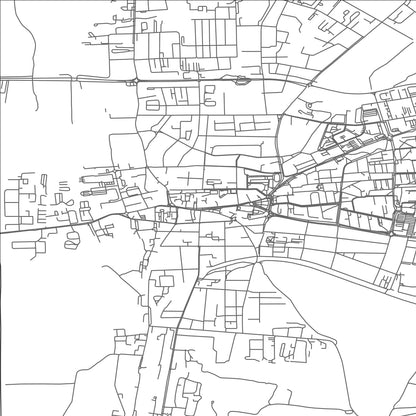 ROAD MAP OF NAGYKANIZSA, HUNGARY BY MAPBAKES