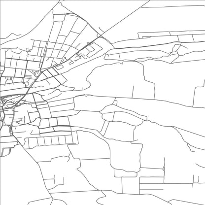 ROAD MAP OF PASZTO, HUNGARY BY MAPBAKES