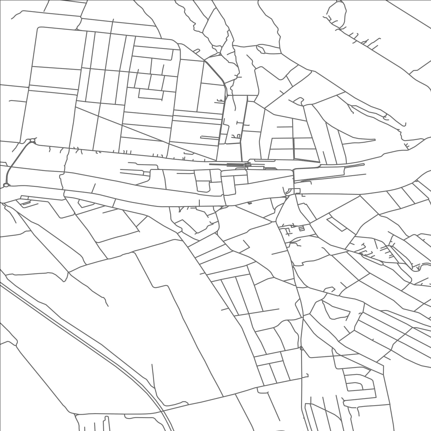 ROAD MAP OF PECEL, HUNGARY BY MAPBAKES