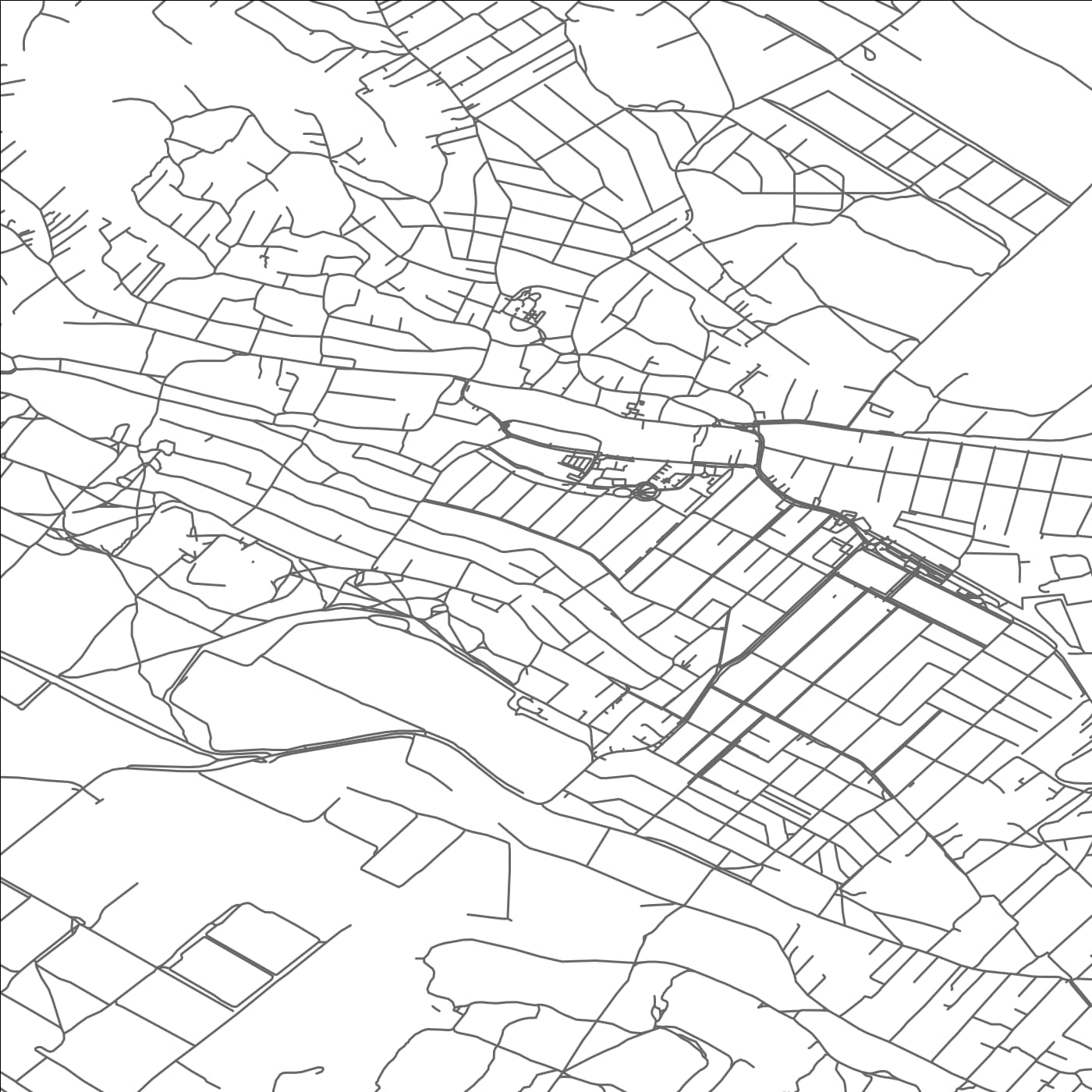 ROAD MAP OF POMAZ, HUNGARY BY MAPBAKES