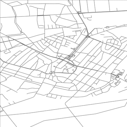 ROAD MAP OF PUSPOKLADANY, HUNGARY BY MAPBAKES