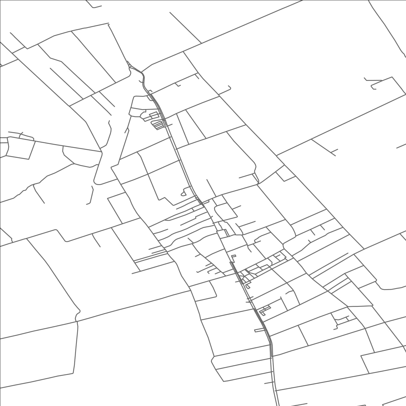 ROAD MAP OF SARBOGARD, HUNGARY BY MAPBAKES