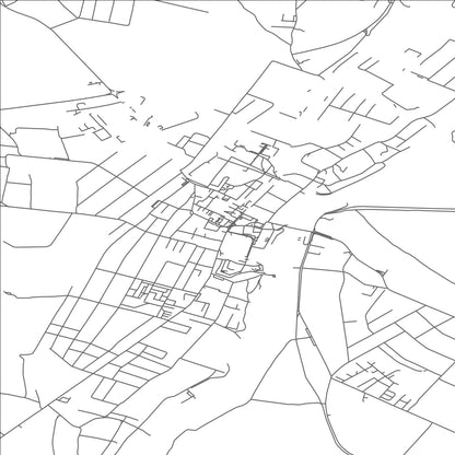 ROAD MAP OF SAROSPATAK, HUNGARY BY MAPBAKES