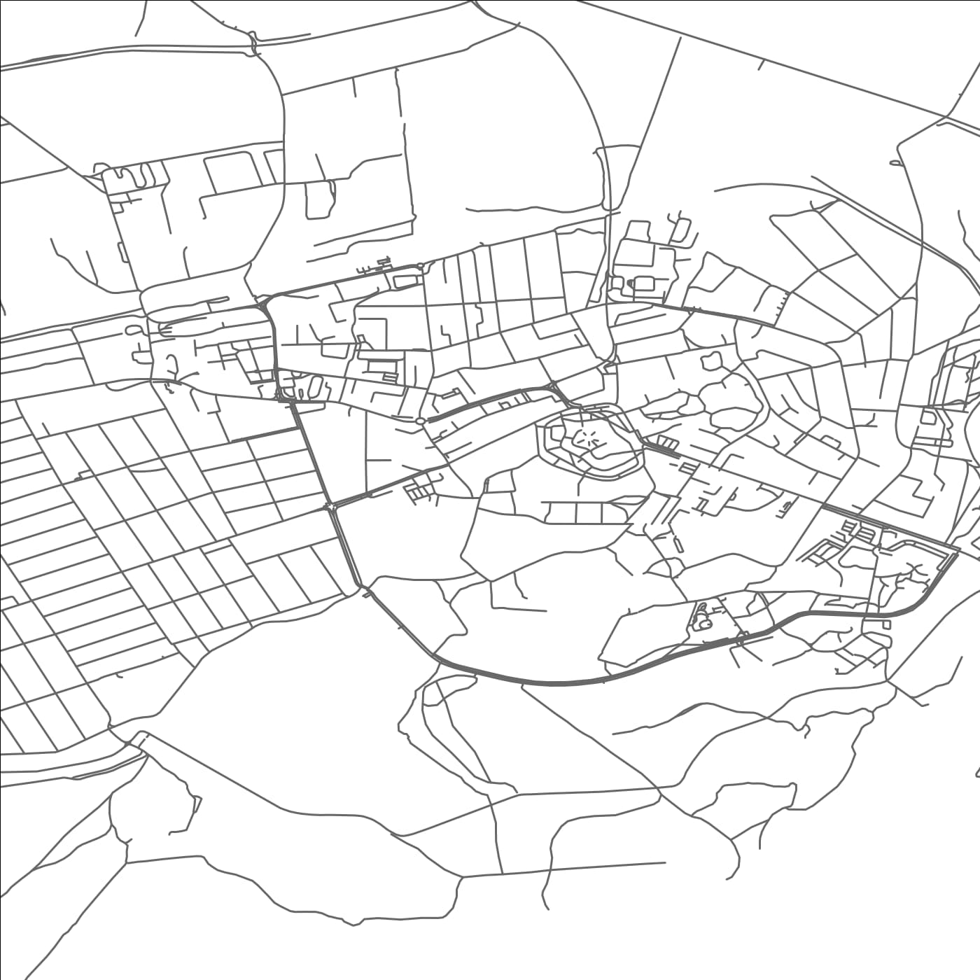 ROAD MAP OF SARVAR, HUNGARY BY MAPBAKES