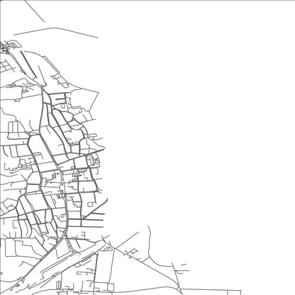 ROAD MAP OF SATORALJAUJHELY, HUNGARY BY MAPBAKES