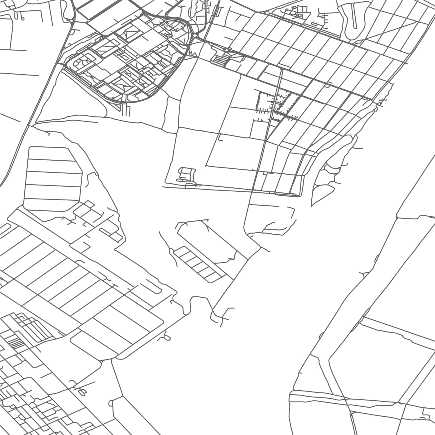 ROAD MAP OF SZAZHALOMBATTA, HUNGARY BY MAPBAKES