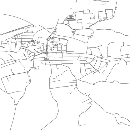 ROAD MAP OF SZENTGOTTHARD, HUNGARY BY MAPBAKES