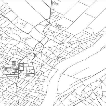 ROAD MAP OF SZIGETSZENTMIKLOS, HUNGARY BY MAPBAKES