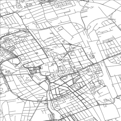 ROAD MAP OF SZOMBATHELY, HUNGARY BY MAPBAKES