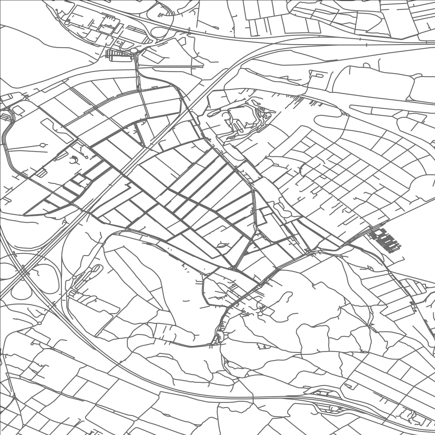 ROAD MAP OF TOROKBALINT, HUNGARY BY MAPBAKES