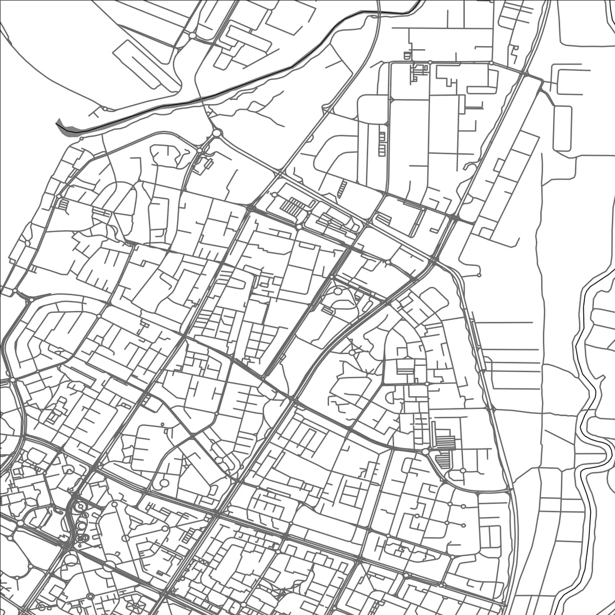 ROAD MAP OF ASHDOD, ISRAEL BY MAPBAKES