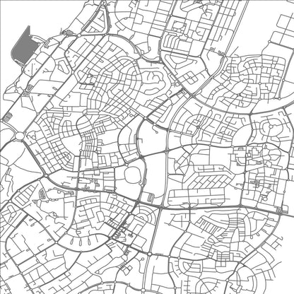 ROAD MAP OF ASHKELON, ISRAEL BY MAPBAKES