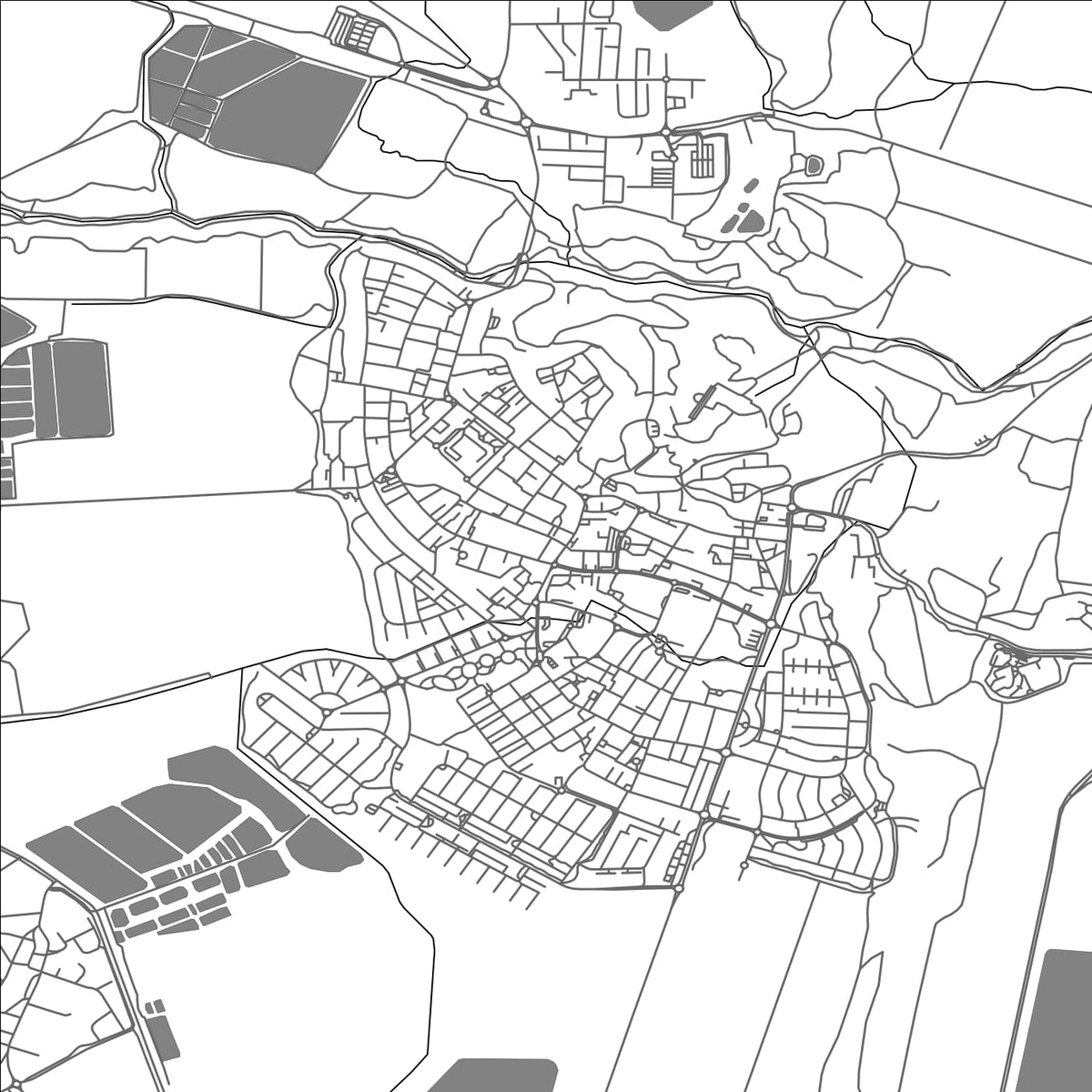 ROAD MAP OF BET SHE’AN, ISRAEL BY MAPBAKES