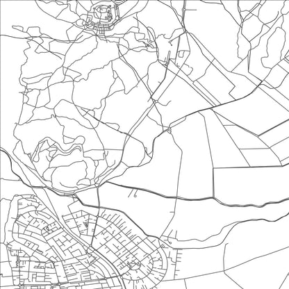 ROAD MAP OF BINYAMINA, ISRAEL BY MAPBAKES