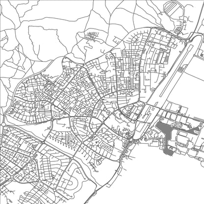 ROAD MAP OF EILAT, ISRAEL BY MAPBAKES