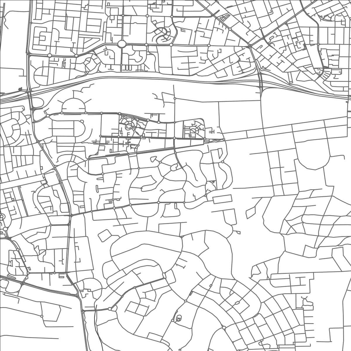 ROAD MAP OF GANEI TIKVA, ISRAEL BY MAPBAKES